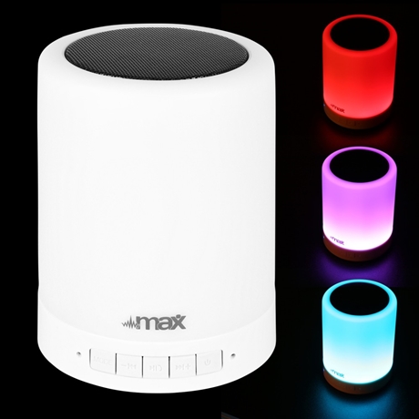 MAX MX6 LED Touch Lamp with BT speaker