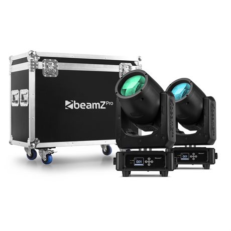 BeamZ Pro Tiger 7RC 230W Beam Moving Head 2pcs in Flightcase